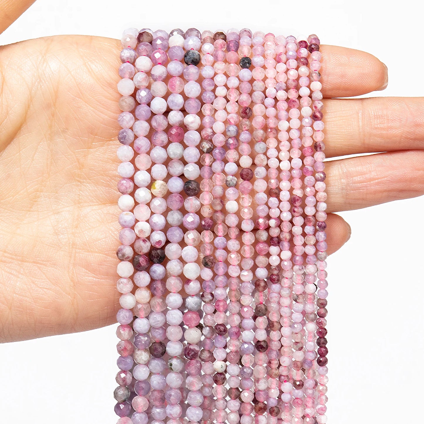 Faceted Natural Stone Beads Amazonite Aquamarine Opal Labradorite for Jewelry