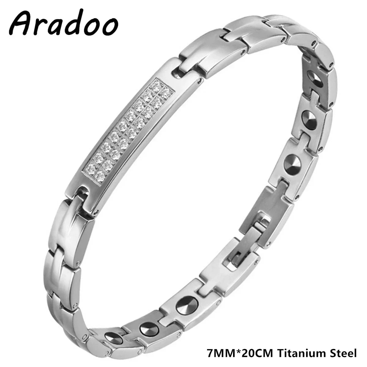 Bracelet Aradoo Dragon Scale Titanium Steel Zirconia