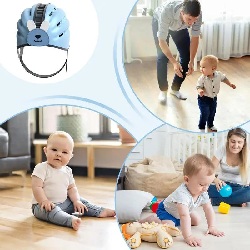 Toddler Walking Hat Protector Cap Adjustable