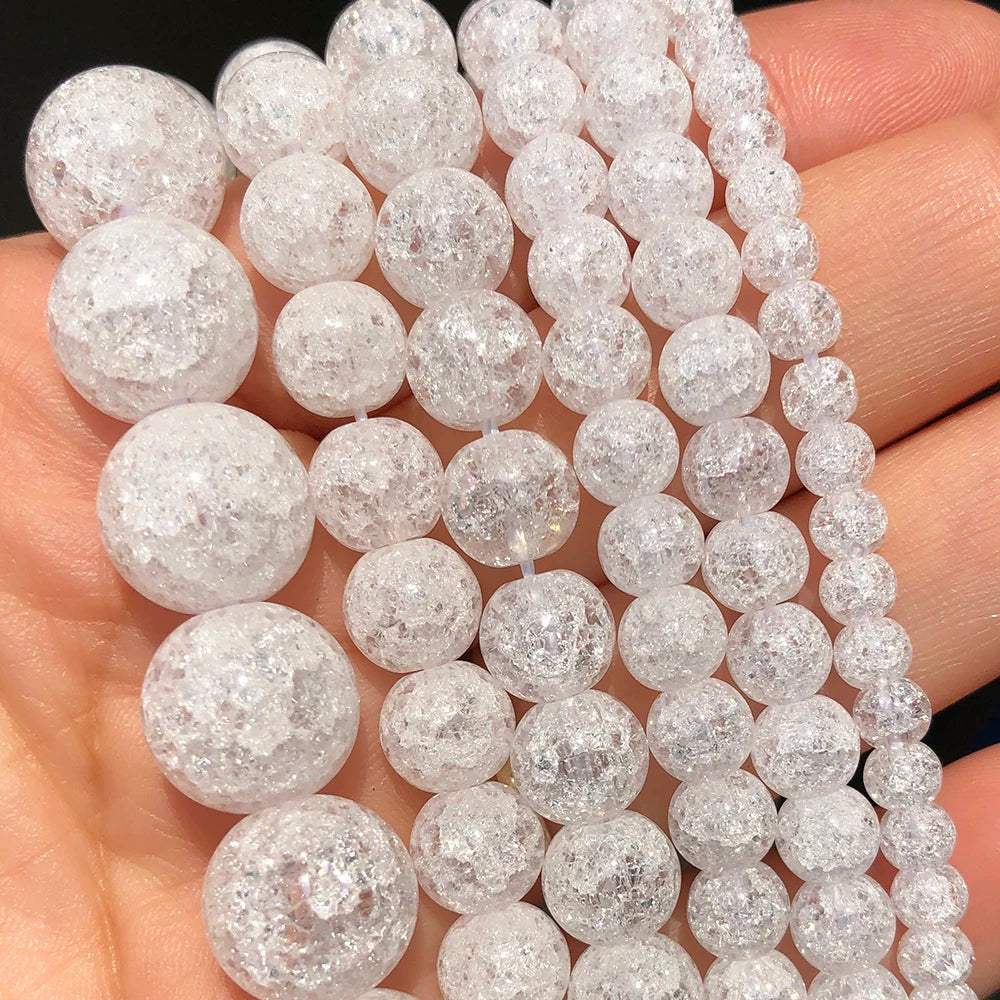 Natural Stone Round Beads Yooperlite Fire Sodalite Loose Spacer Beads