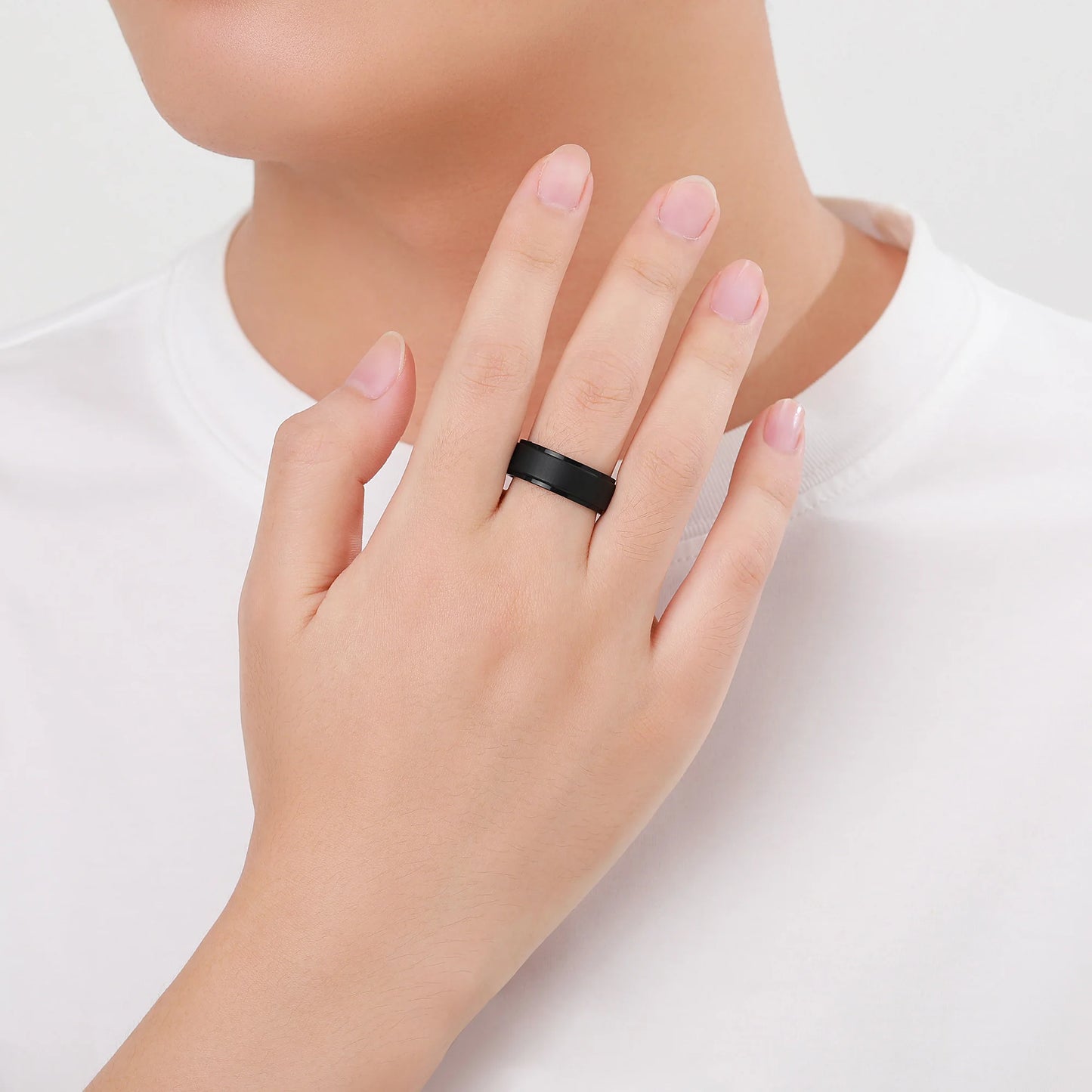 Silicone Ring Set 7 Pack Durable Casual