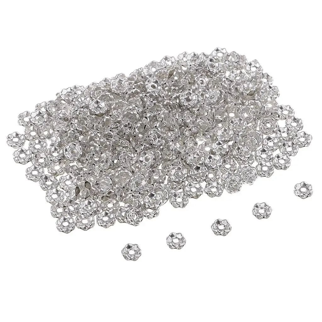 Crystal Rondelle Spacer Beads Jewelry Making 300 Pieces