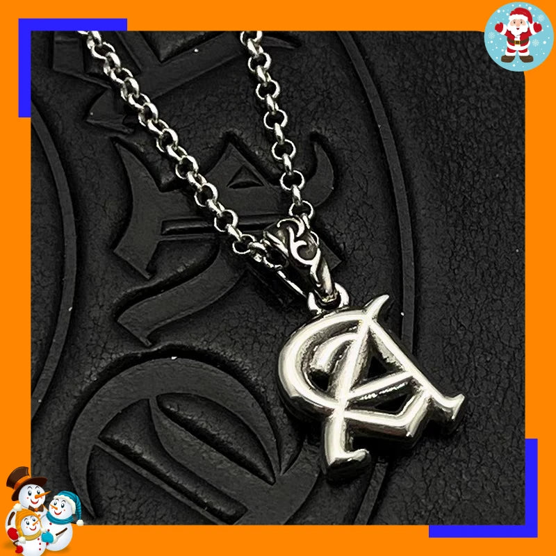 Necklace Pendant Letter Chain Jewelry