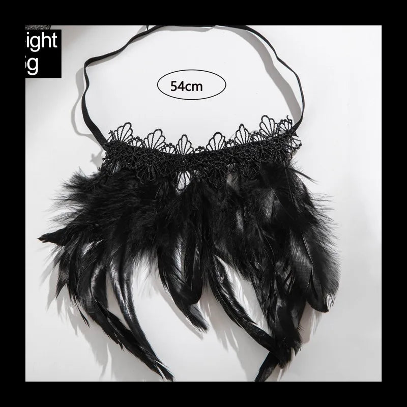 Spice Girl  Lace Feather Bracelet