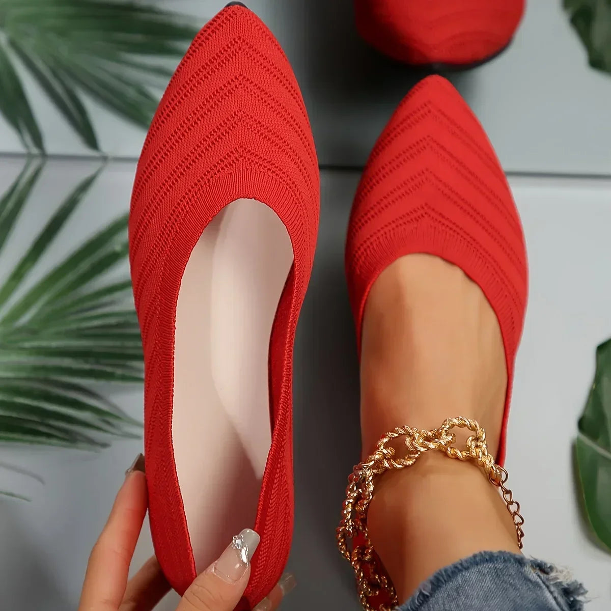 Women Slip-On Flats Ballet Shoes