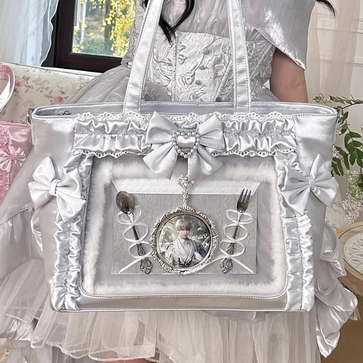 Purse Lace Bow Bag