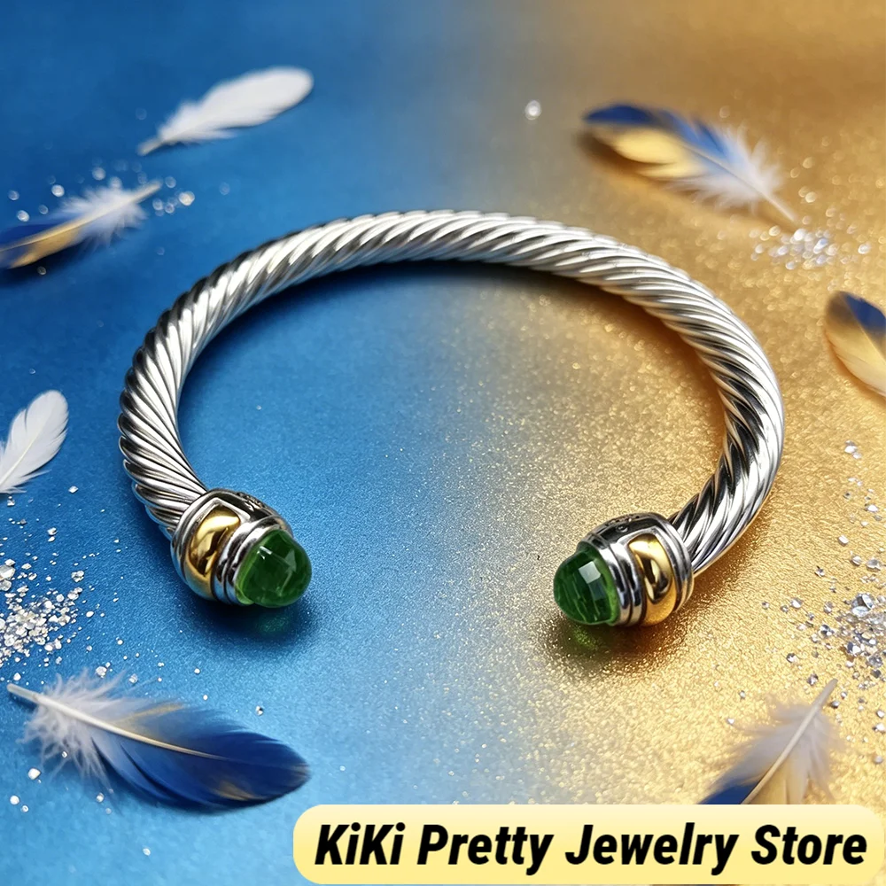 Bracelet Different Colored Zircon Stones