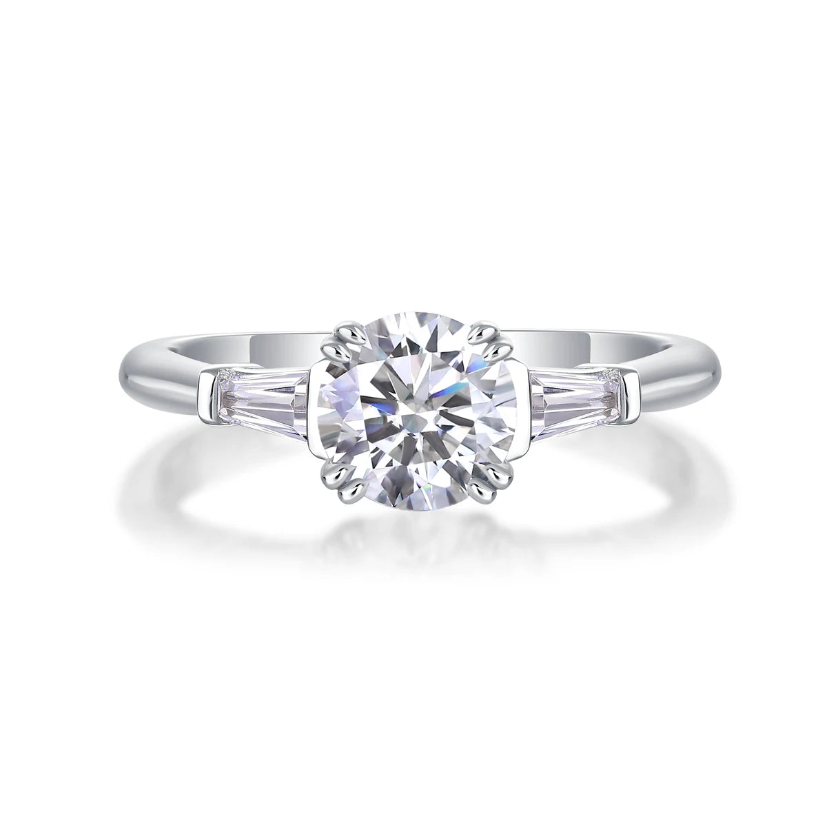 Diamond Moissanite Ring Set