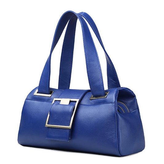 Genuine Leather Tote Bag For Women Elegant Designer Handbag Zipper