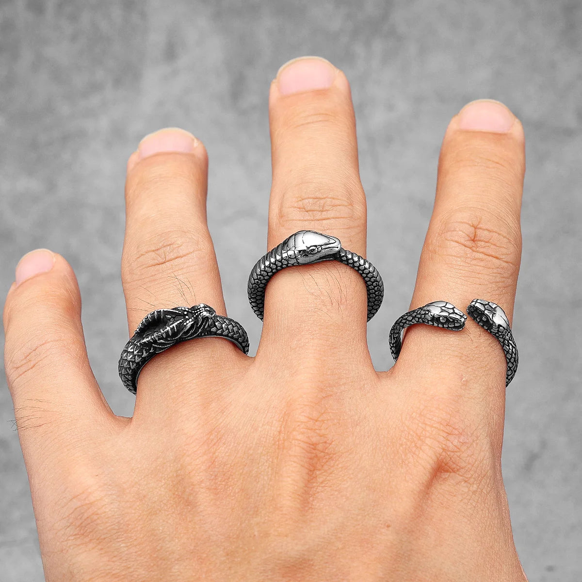 Ring  Stainless Steel Snake