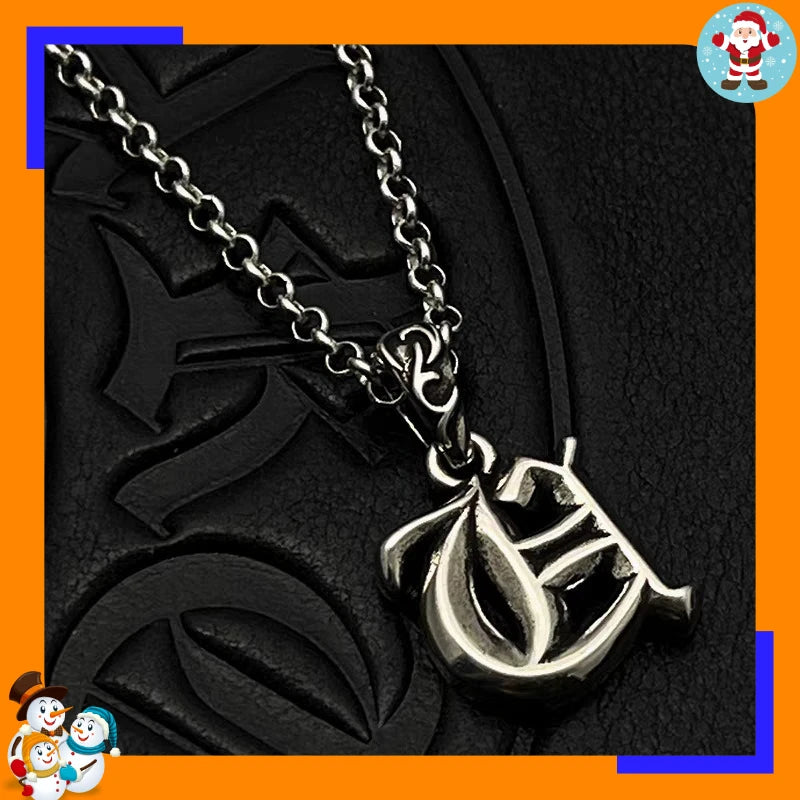 Necklace Pendant Letter Chain Jewelry