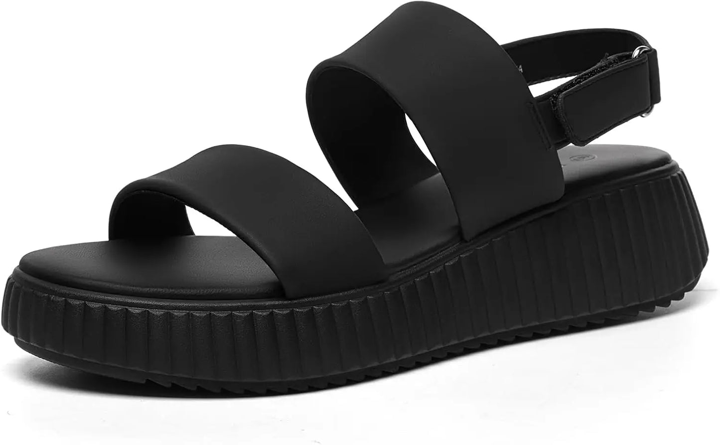 Women's Platform Sandals With Open Toe Ankle Strap