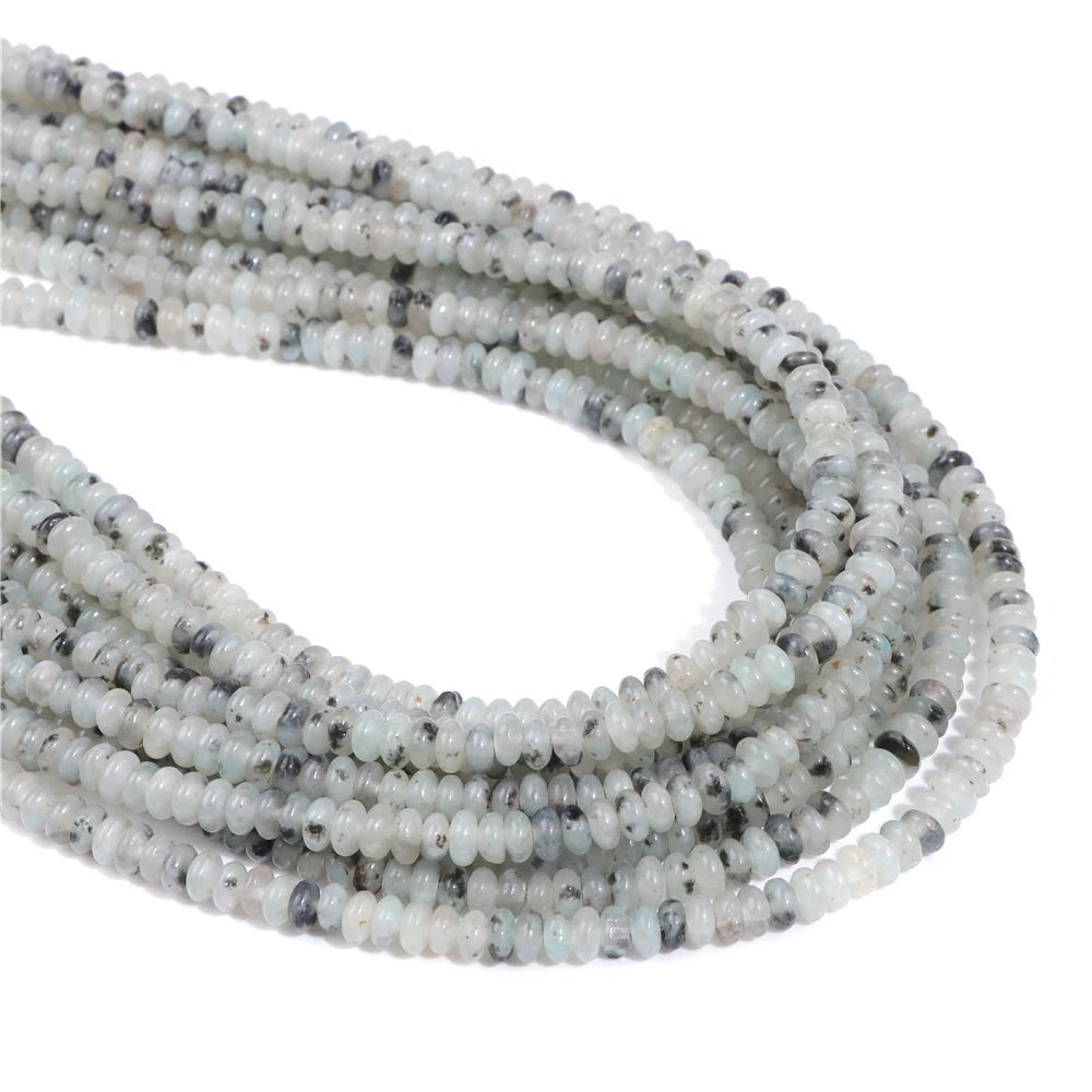 Stone Beads Abacus Round Spacer Beads For Jewelry Making