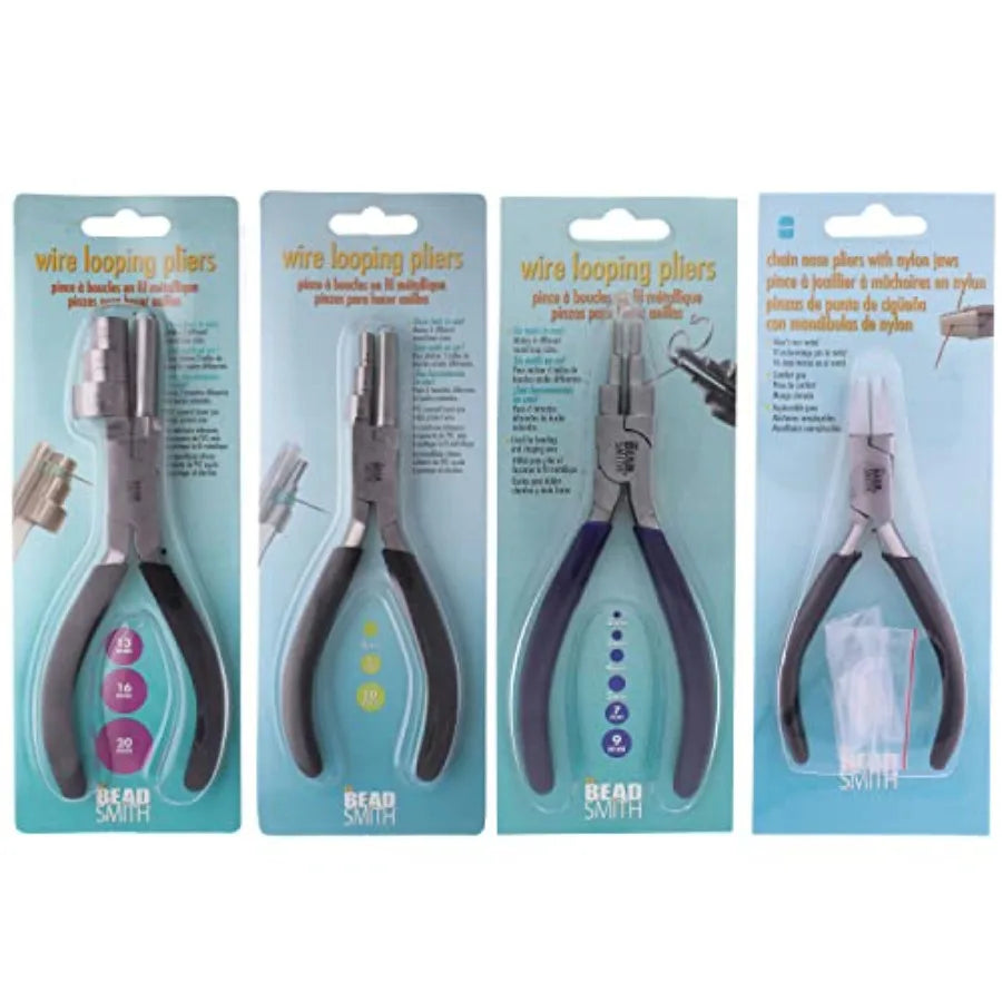 MDNG Wire Wrapping Pliers Set With Double Nylon Jaw Pliers