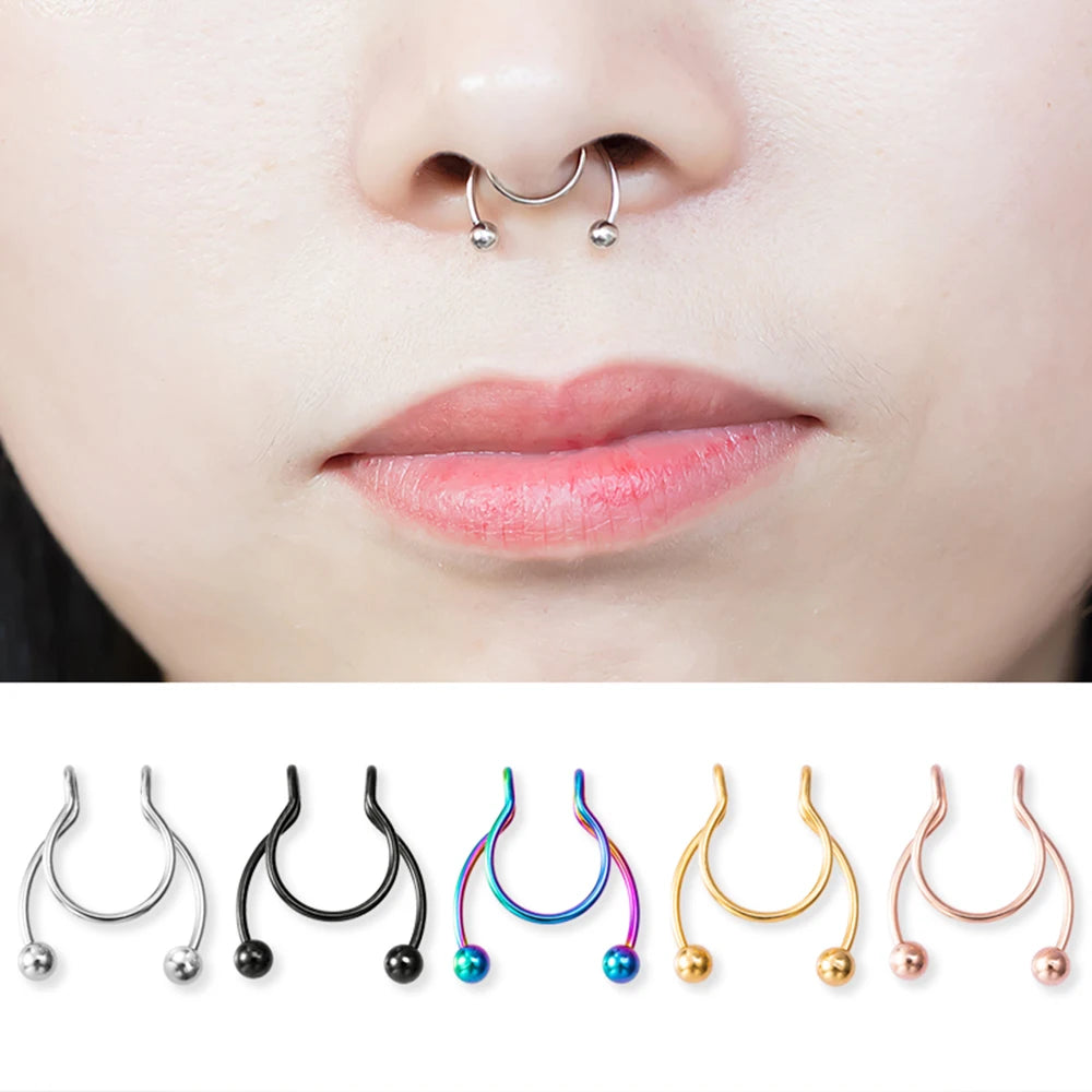 Nose Ring Surgical Steel Hoop Piercing