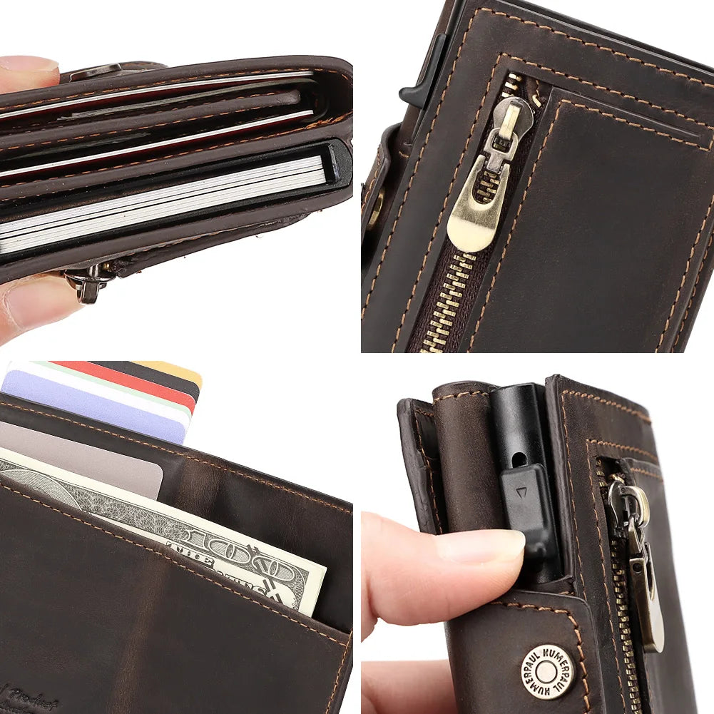 Wallet RFID Leather Card Holder