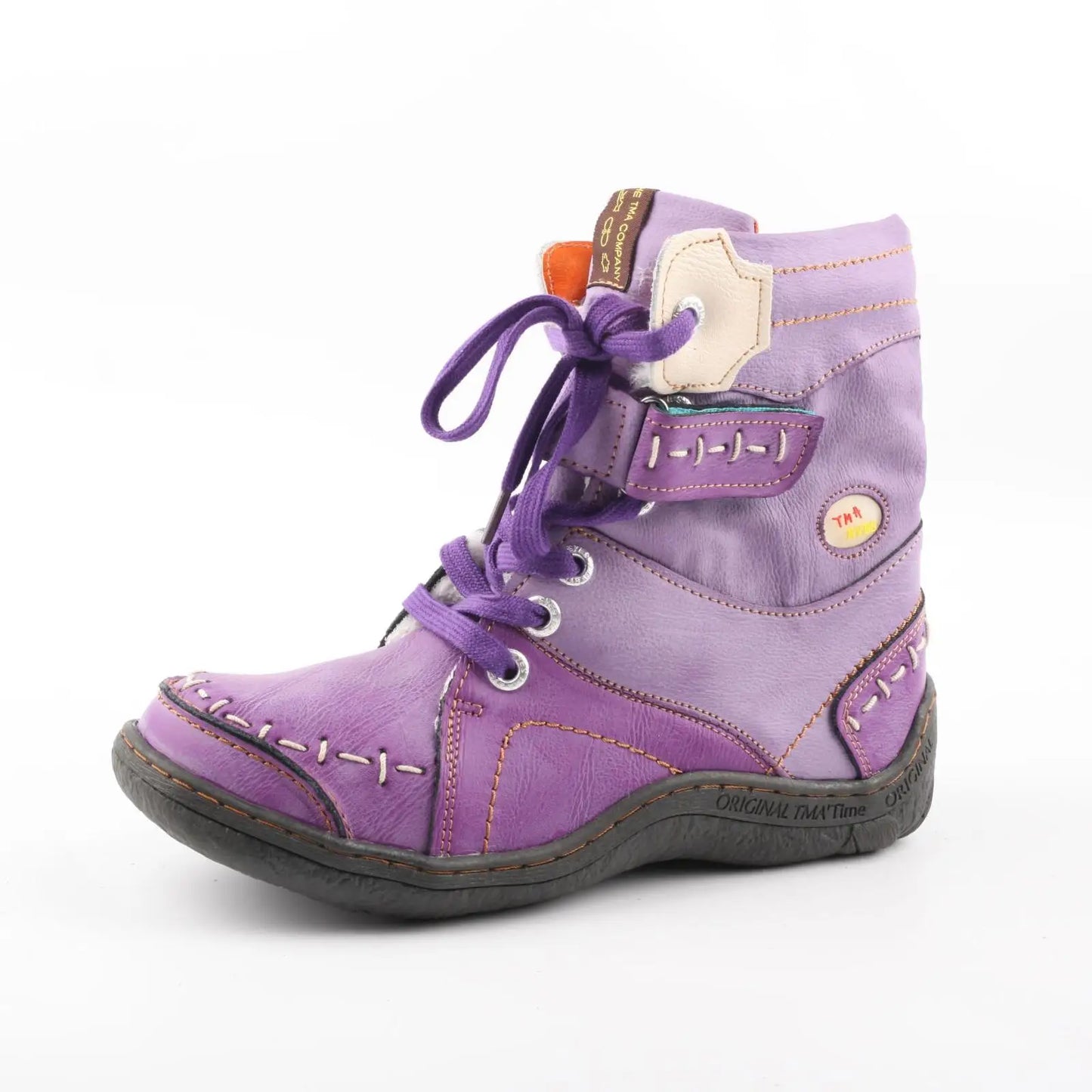 Women Leather Boots Plush Lining