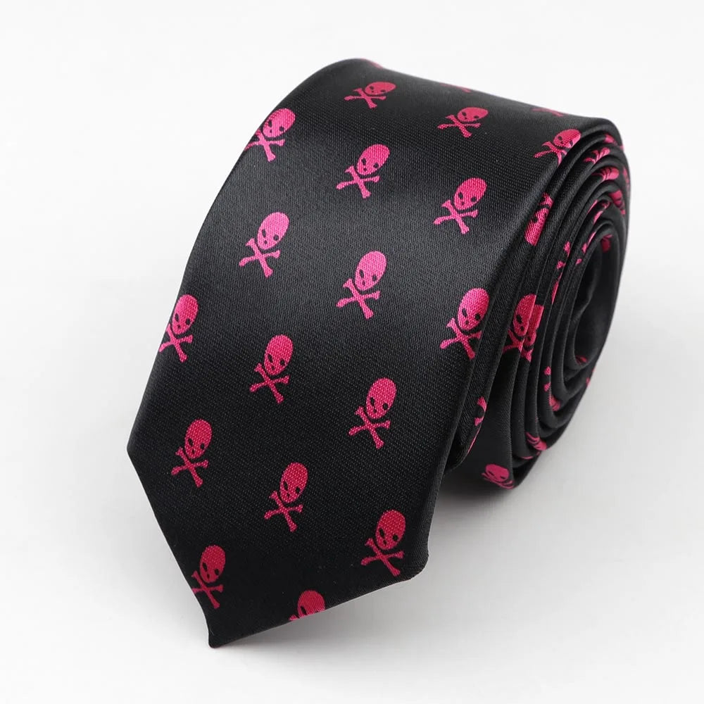 Necktie Musical Notes Printed With Piano Guitar Pattern