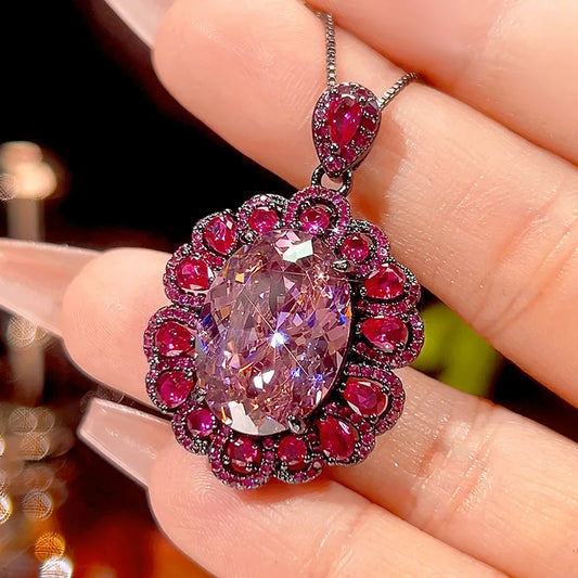 Retro Dry Rose Jewelry Set in Metal Finish for Elegant Style