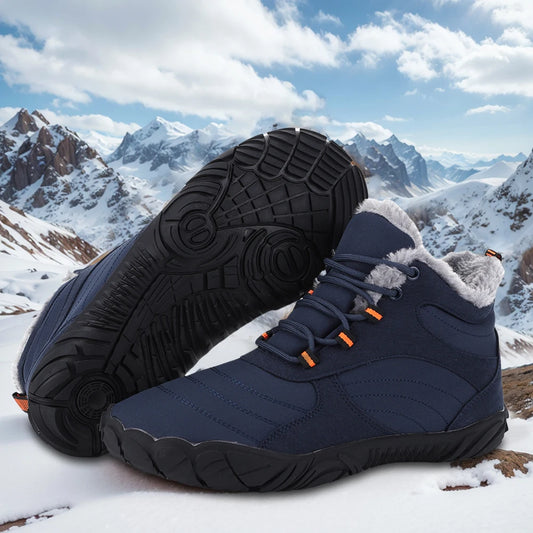 Warm Hiking Shoes Non Slip Waterproof Fur Lined Unisex