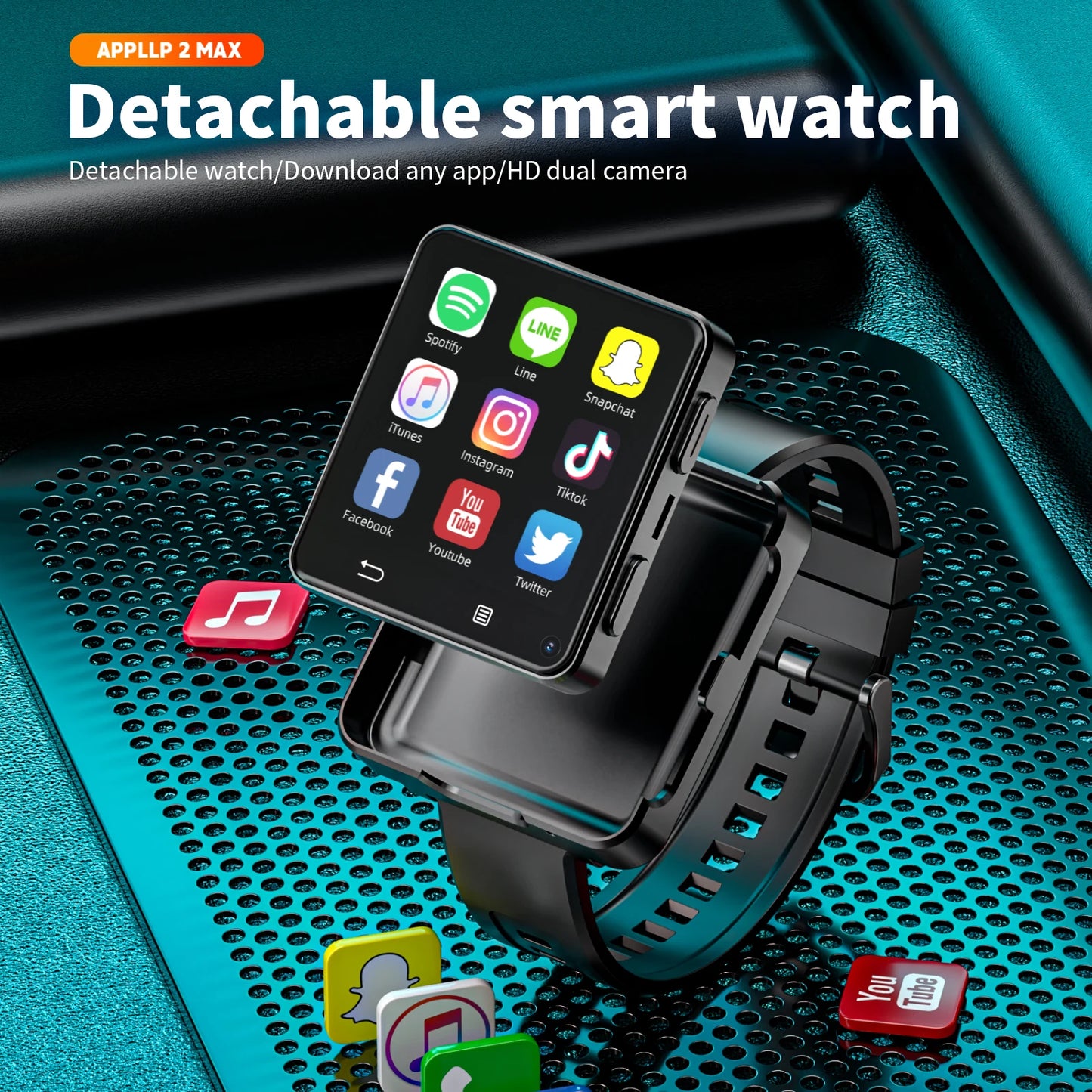 LOKMAT Appllp 2 Max Dual Camera Android Smart Watch