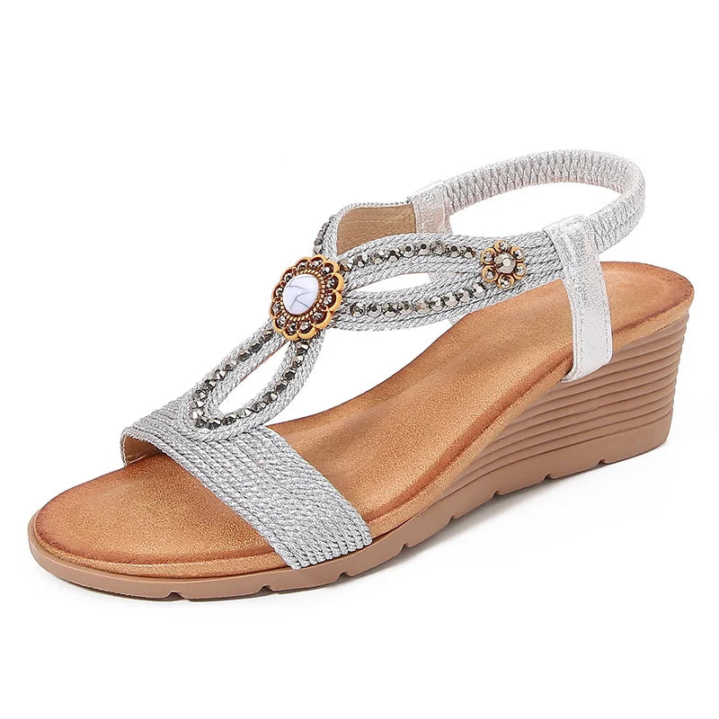 Sandals Womens  Platform Rhinestone
