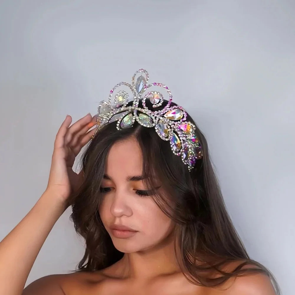 Headdress Rhinestone Mermaid Crown