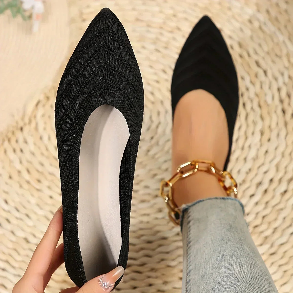 Women Slip-On Flats Ballet Shoes