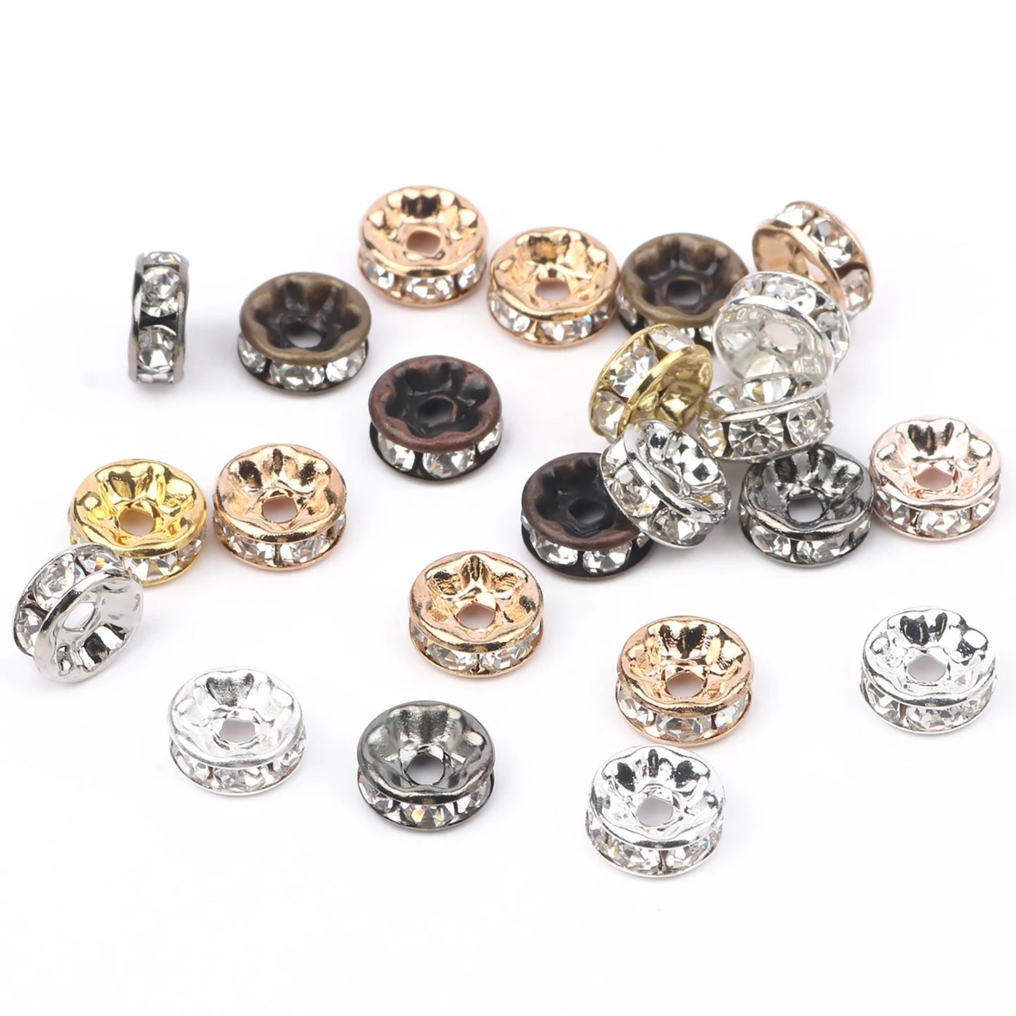 Rhinestone Ball Shape Beads For Jewelry Making