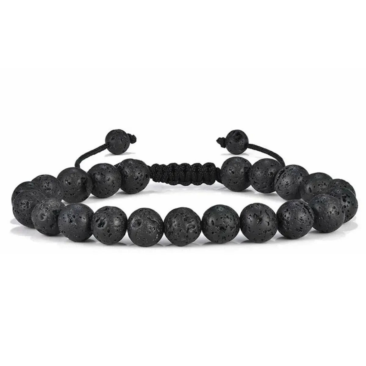 Bracelet Natural Tiger Eye Lava Rock Handmade