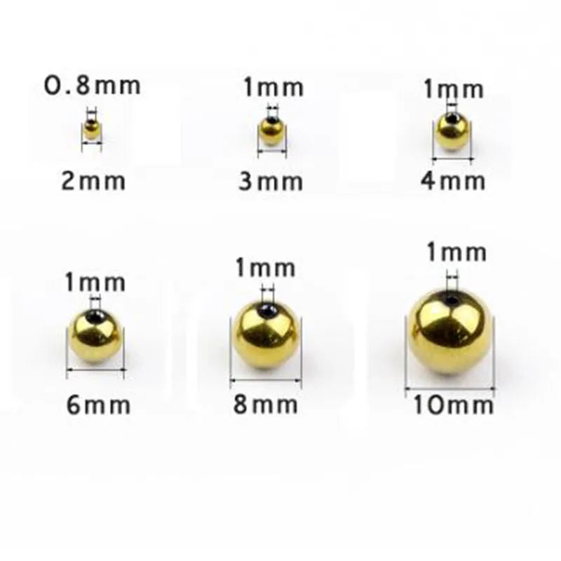 HGKLBB Round Hematite Beads Plated Natural for Jewelry Making DIY