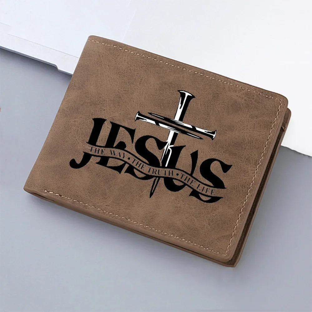 Leather Wallet With Zipper Coin Pocket