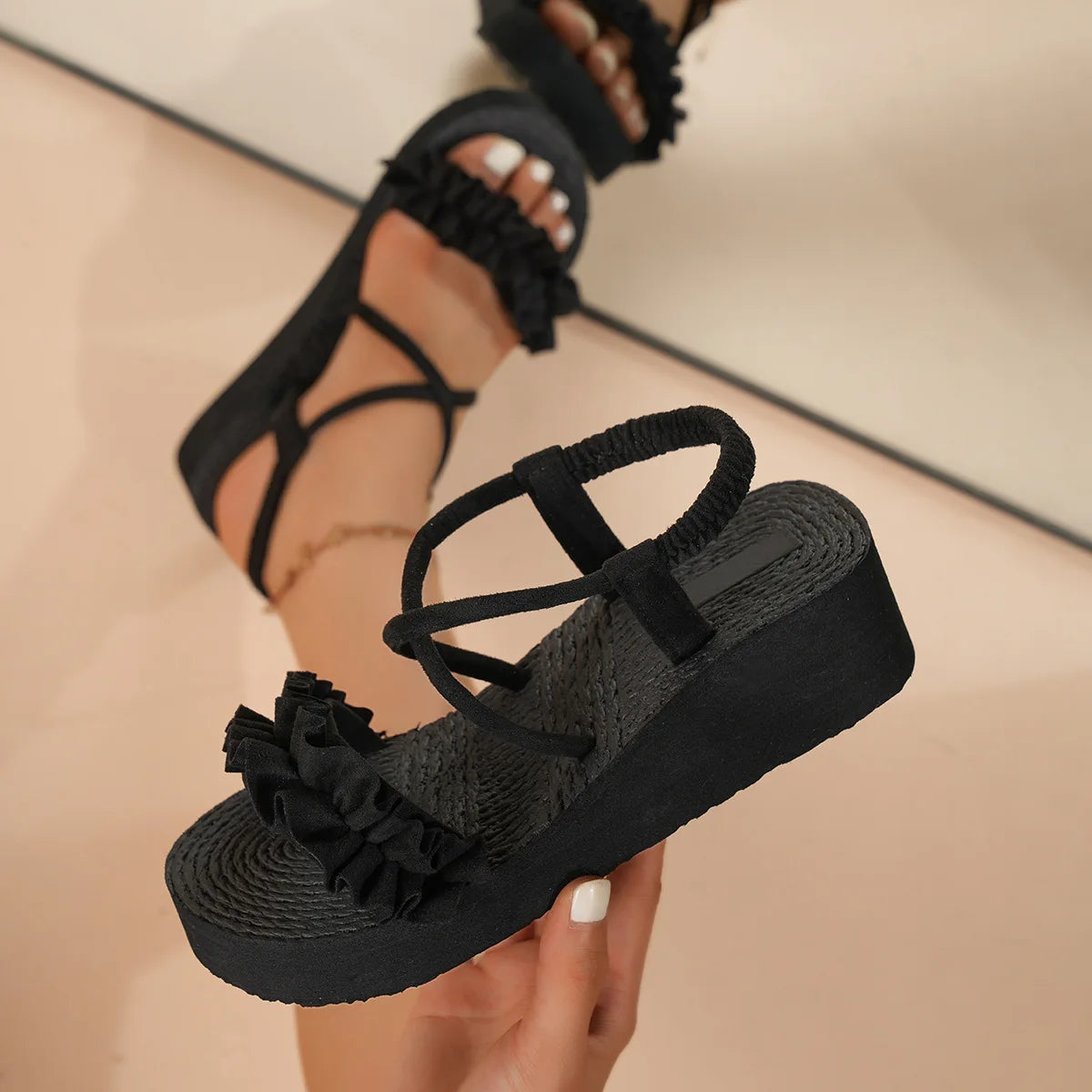 Women Wedges Platform Sandals