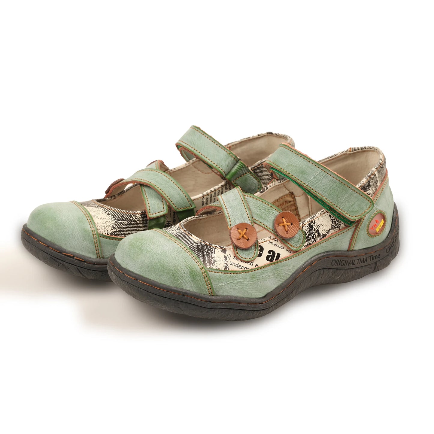 Sandals Women Leather Strap
