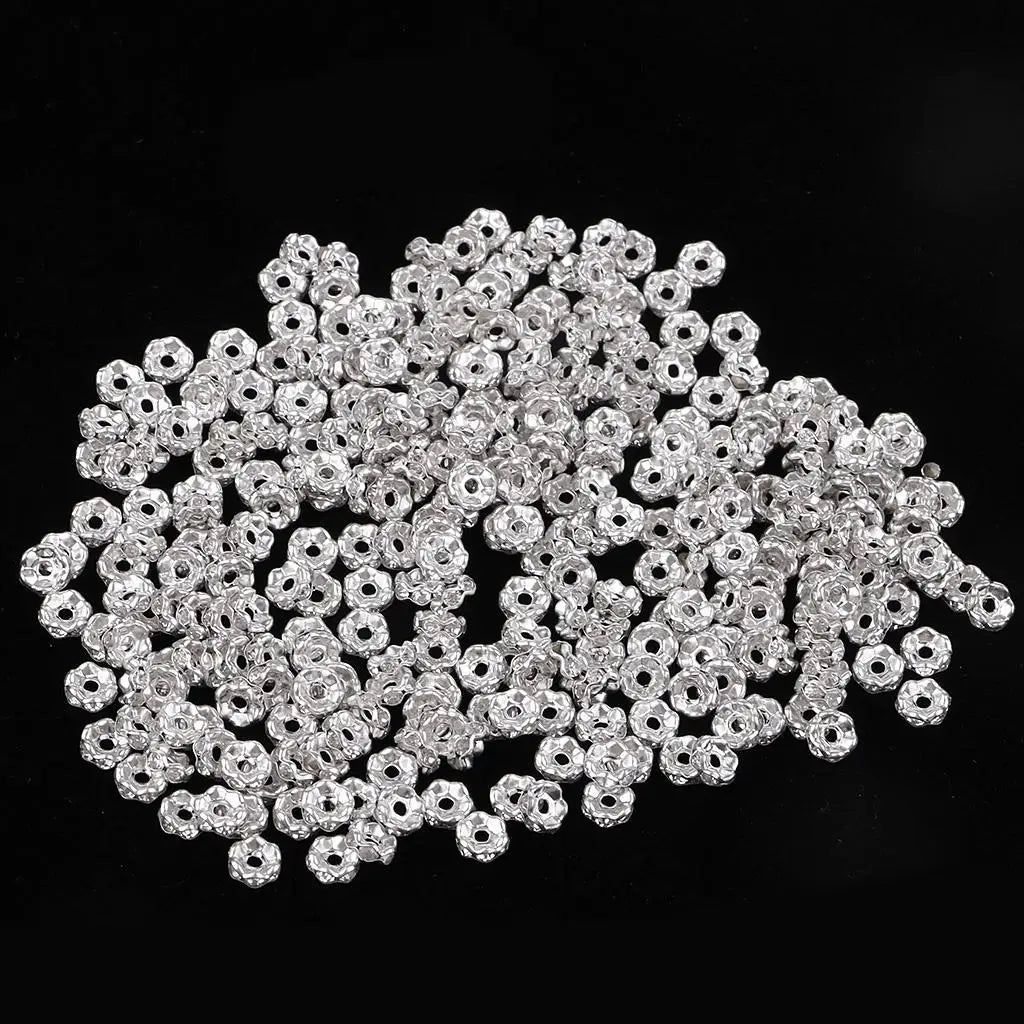 Crystal Rondelle Spacer Beads Jewelry Making 300 Pieces