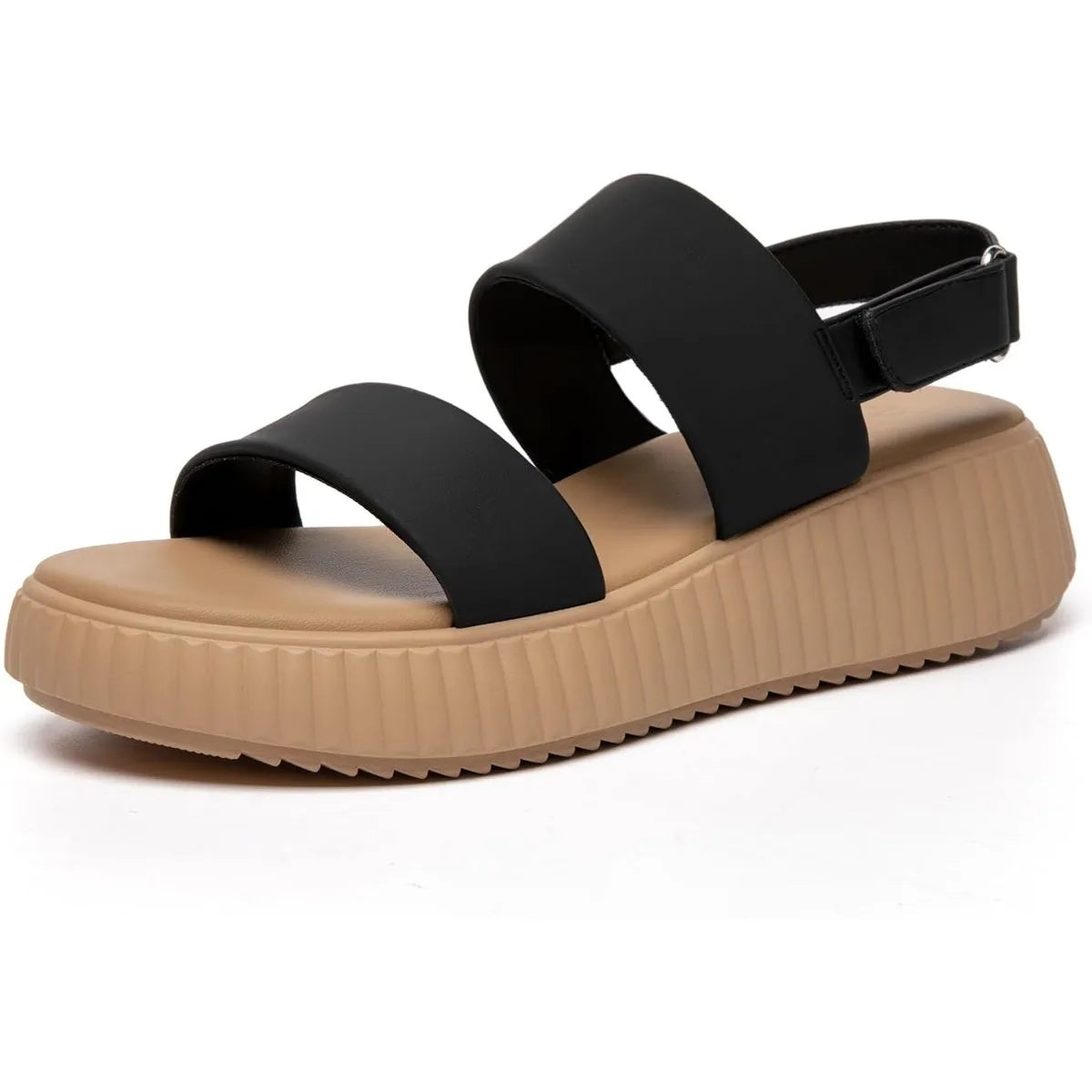Women's Platform Sandals With Open Toe Ankle Strap