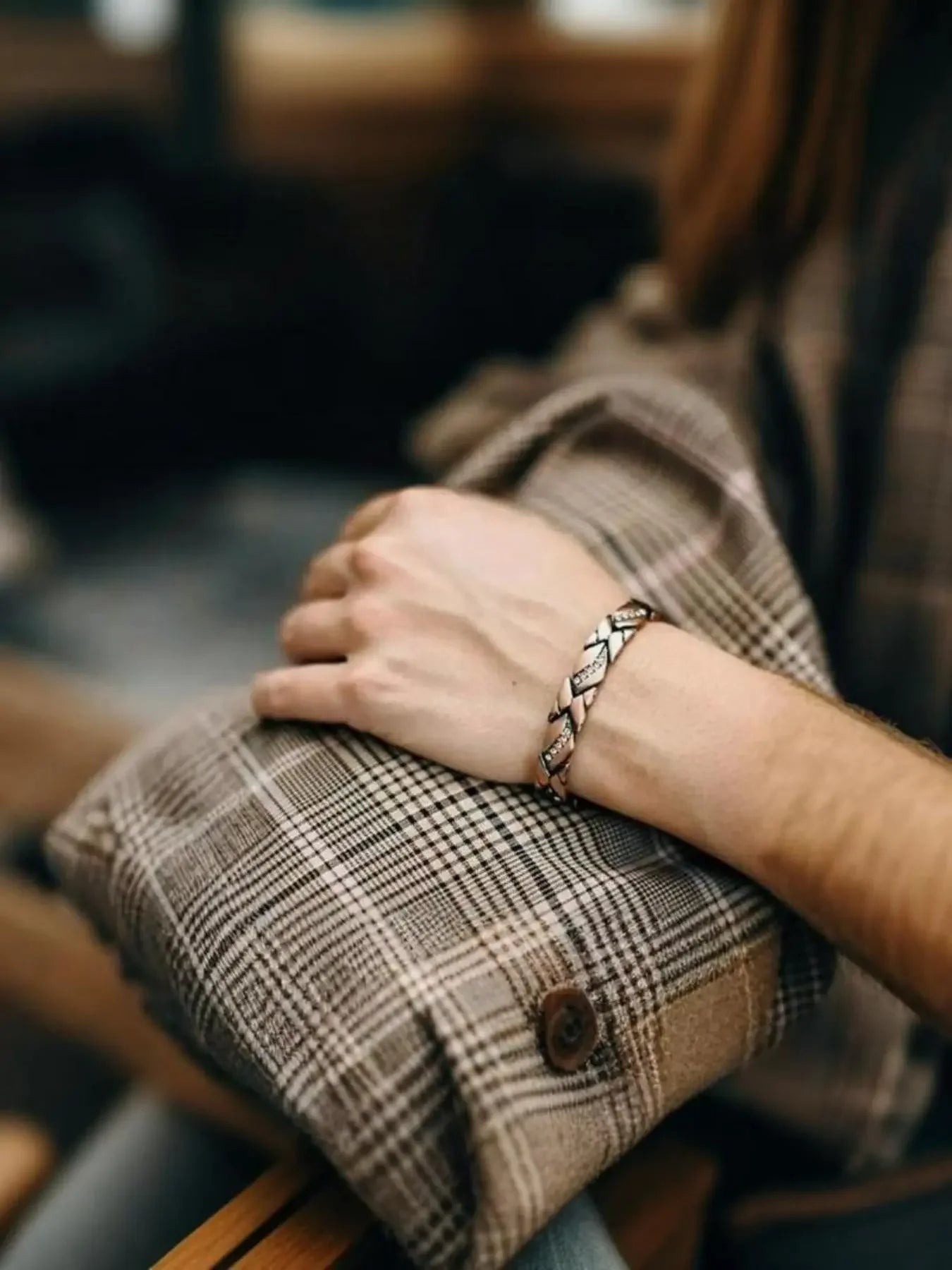 Copper Magnetic Crystal Bracelets Pure Cooper
