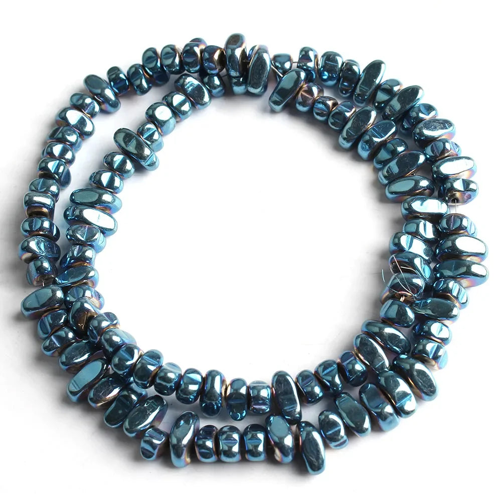 TANANTA Gold Plated Hematite Loose Spacer Beads for Jewelry Making
