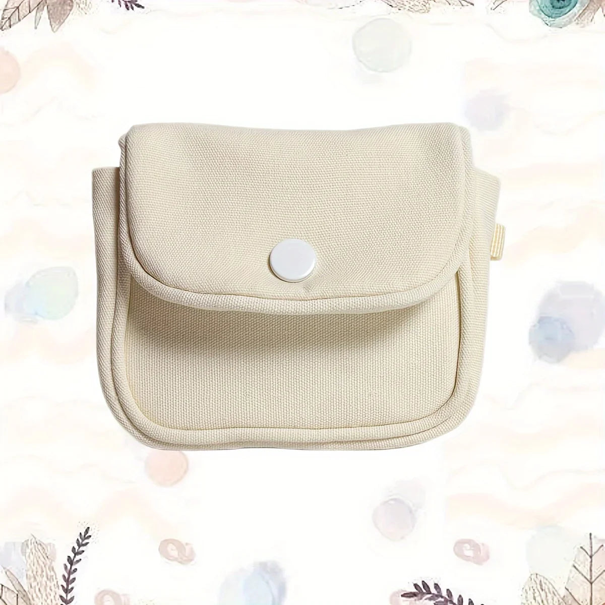 Canvas Coin Purse Wallet Card Holder Fashion Small Hanging Bag