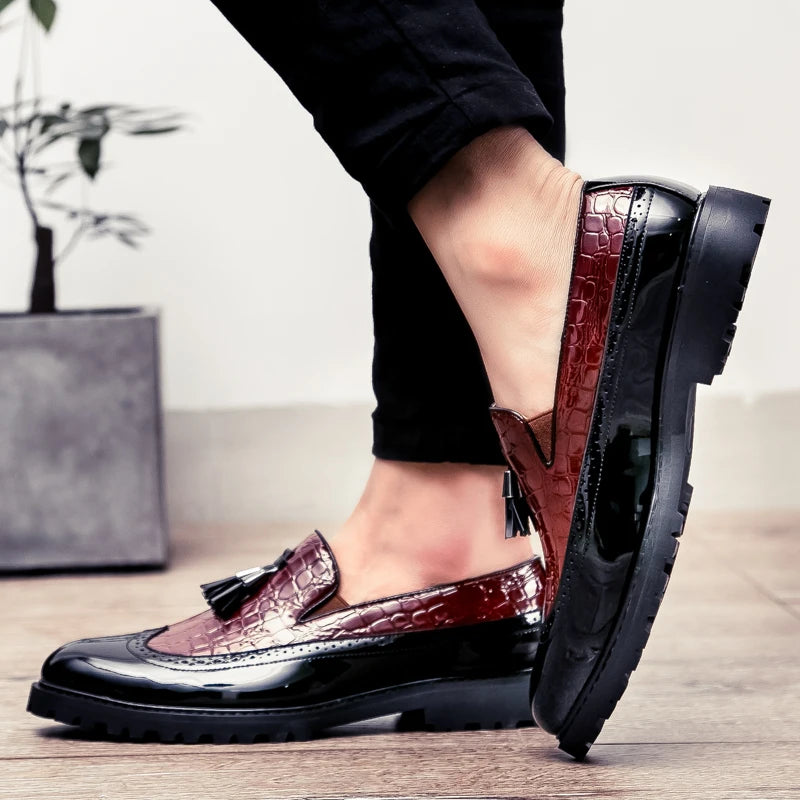 Mens Loafers Breathable Slip On