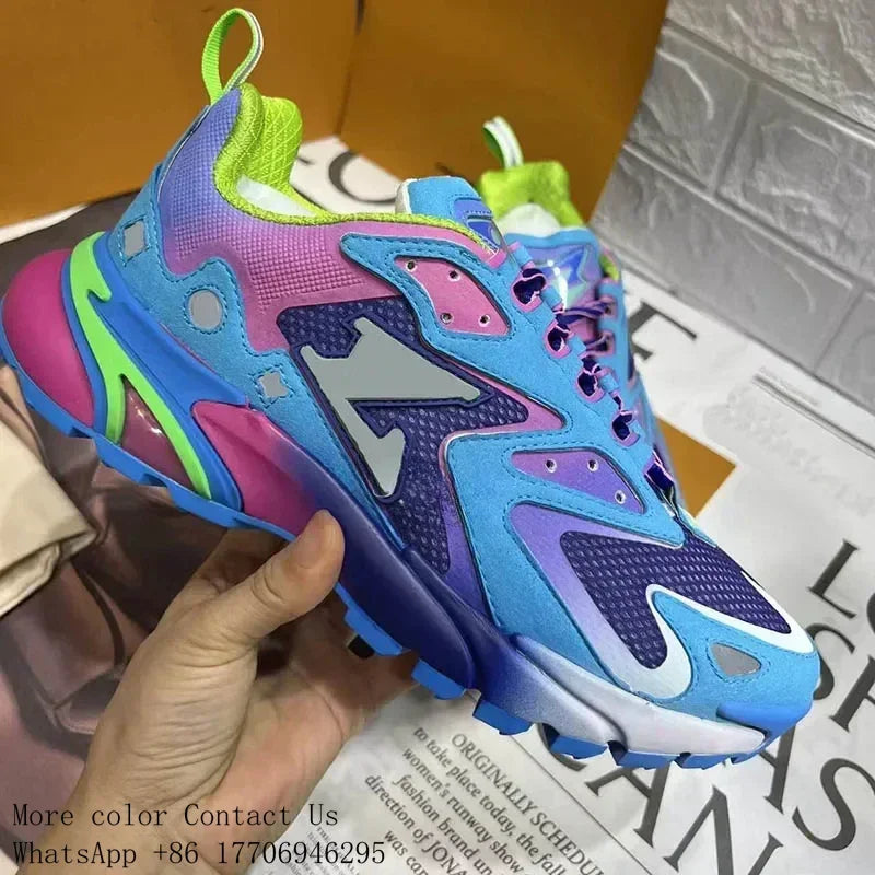 Men's Sneakers Leather Upper