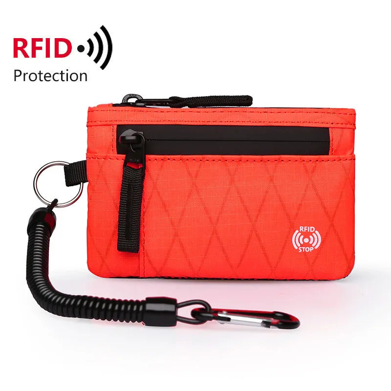 RFID Wallet Card Holder Mini Coin Purse