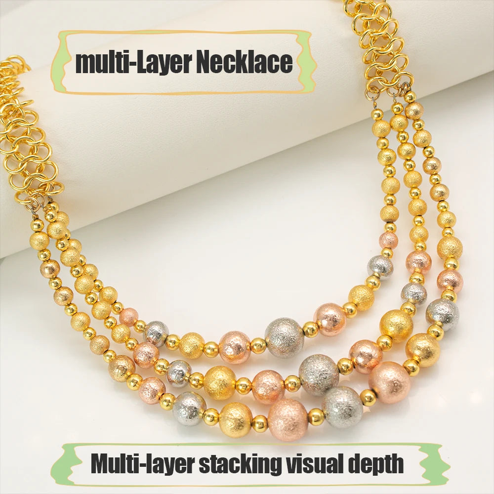 Jewelry Set Four Piece Fashion Jewelry Set Necklace Bracelet Earrings Ring