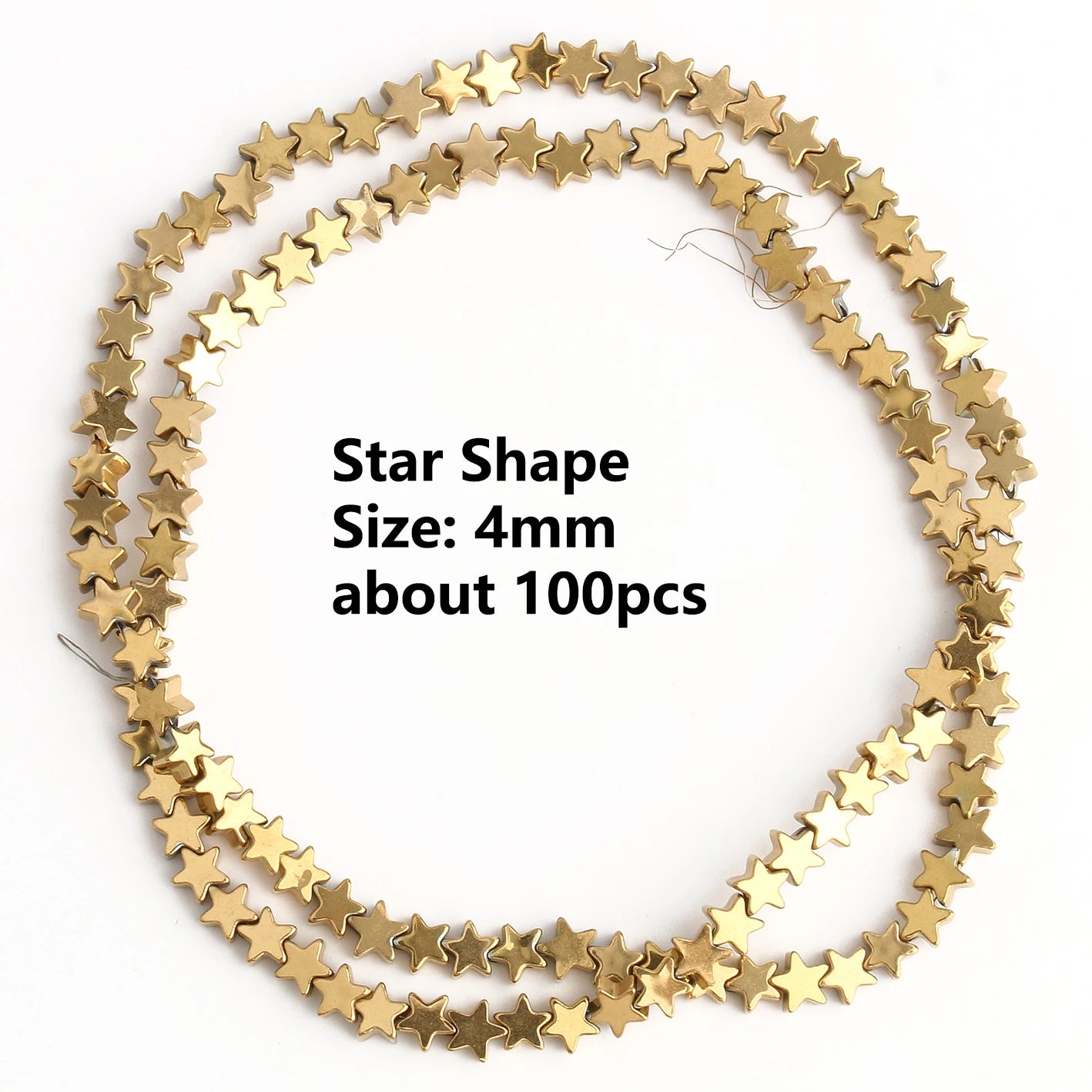 GMB724 Real Gold Plated Hematite Beads Irregular Heart Cube Rondelle