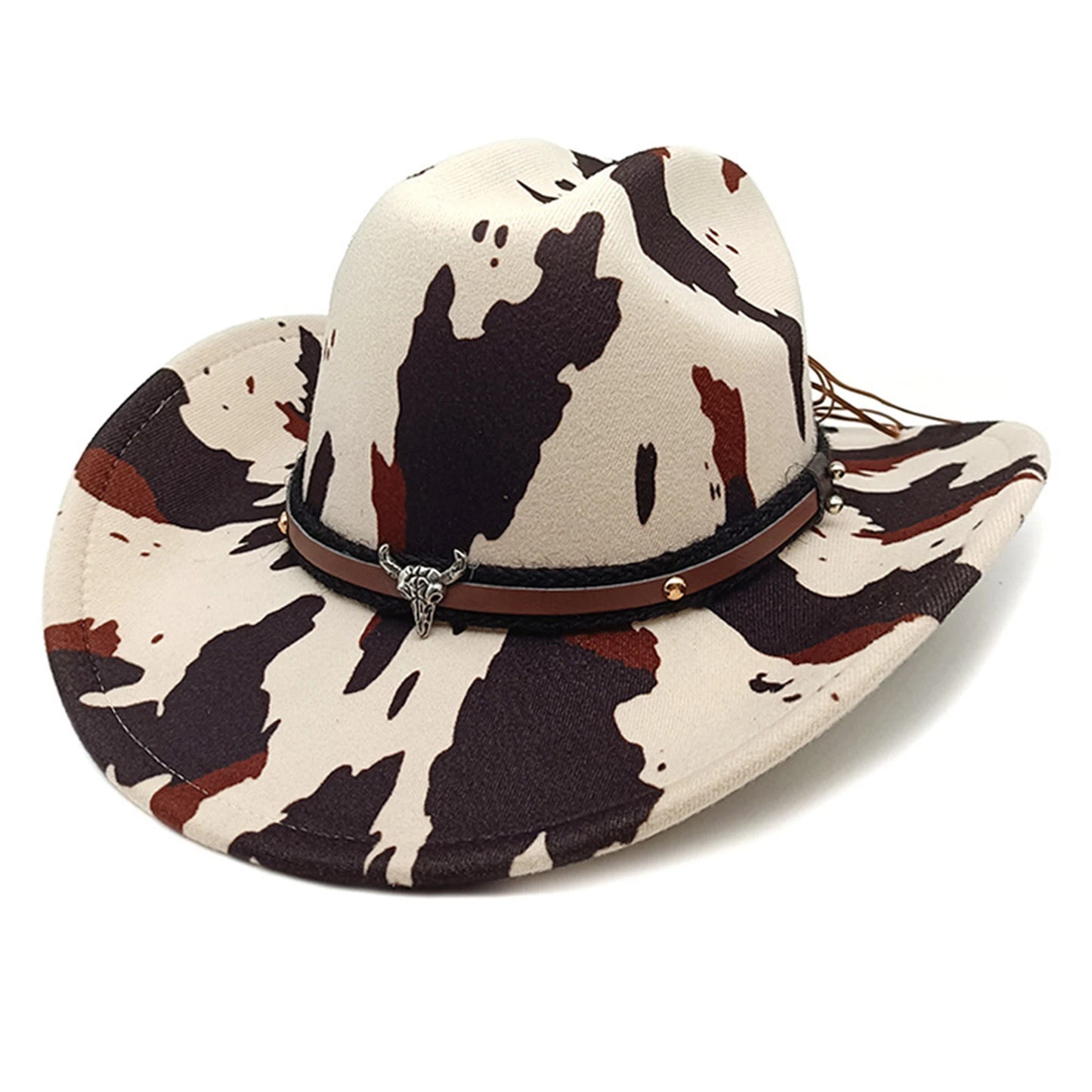 Western Cowboy Hat Cow Print