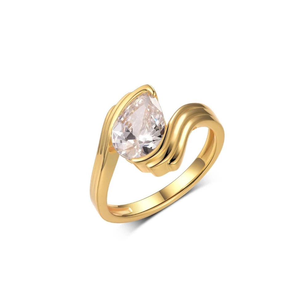 Sterling Silver Moissanite Ring Set S925