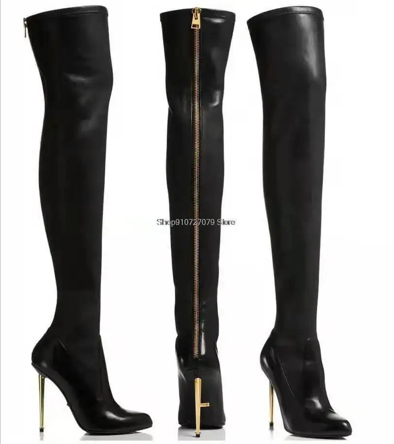 Over The Knee Ladies Heels Large Size Sexy Thigh High