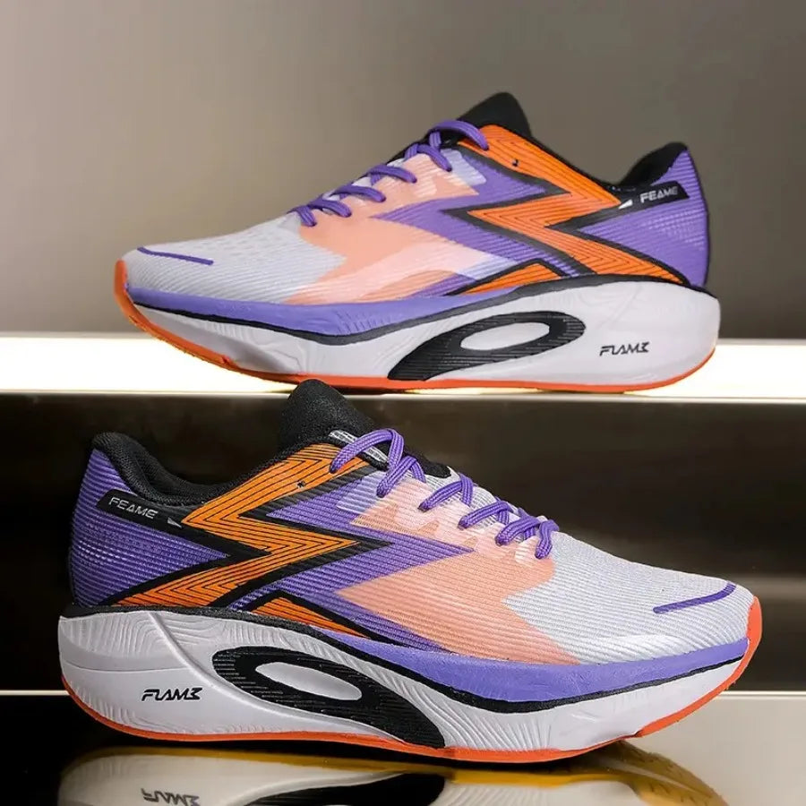 Men's Lightweight Breathable Jogging Sneakers With Non Slip Wear Resistant Sole