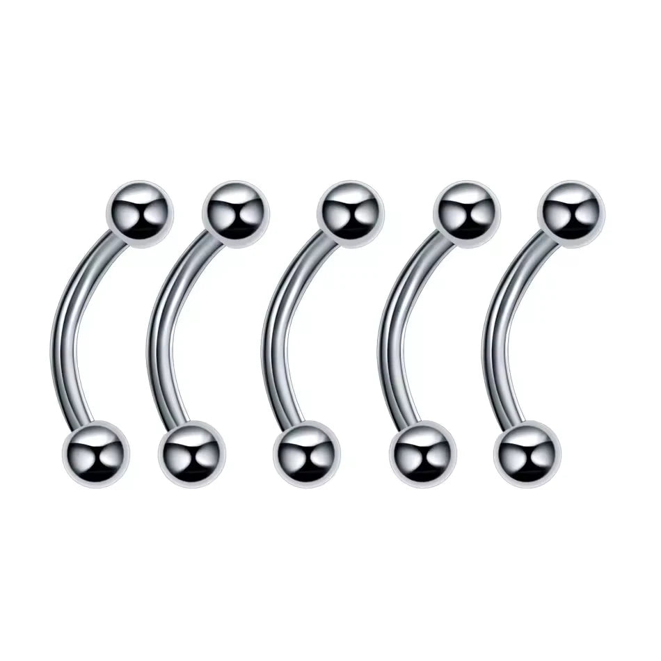 MODRSA Stainless Steel Body Piercing Jewelry Set for Multiple Piercings