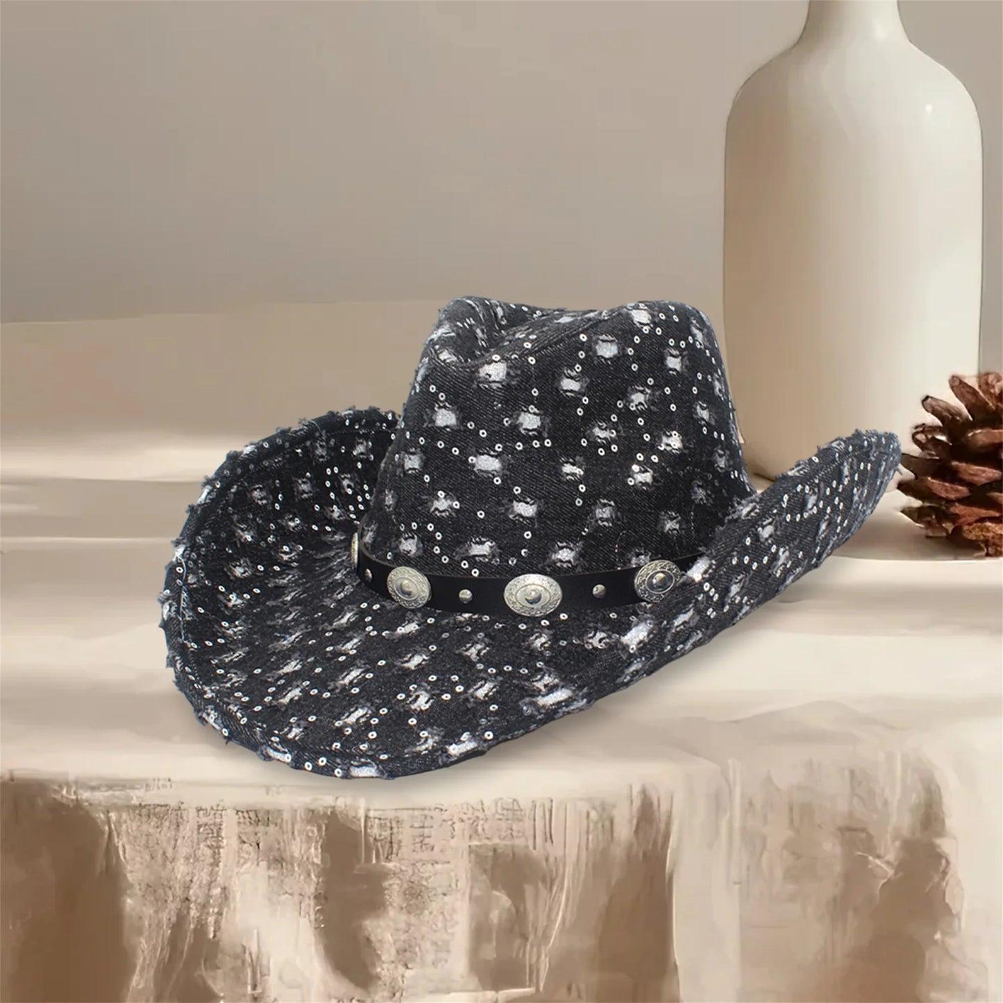 Cowboy Hat Wide Brim Western
